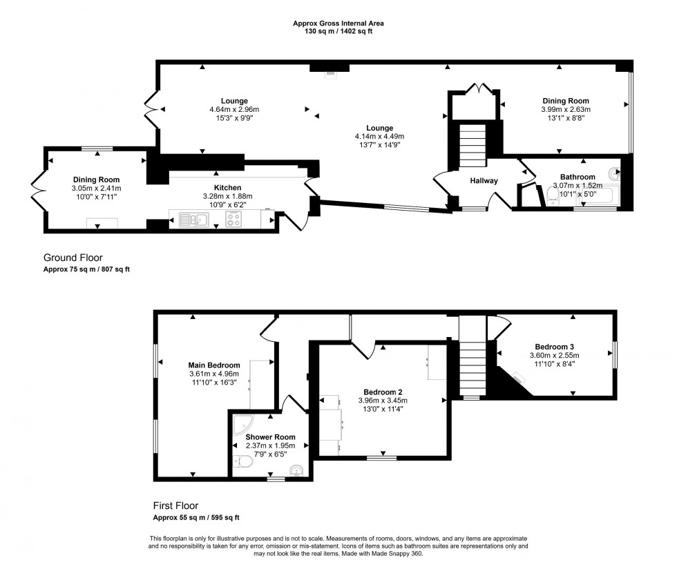 Floorplan for Southlands Road, Bromley