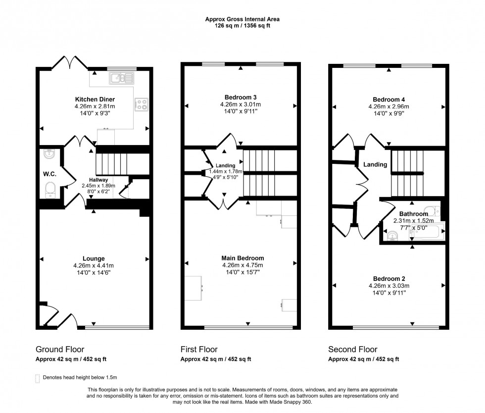 Floorplan for Lansdowne Road, Bromley
