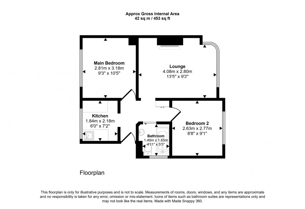 Floorplan for Transmere Road, Petts Wood
