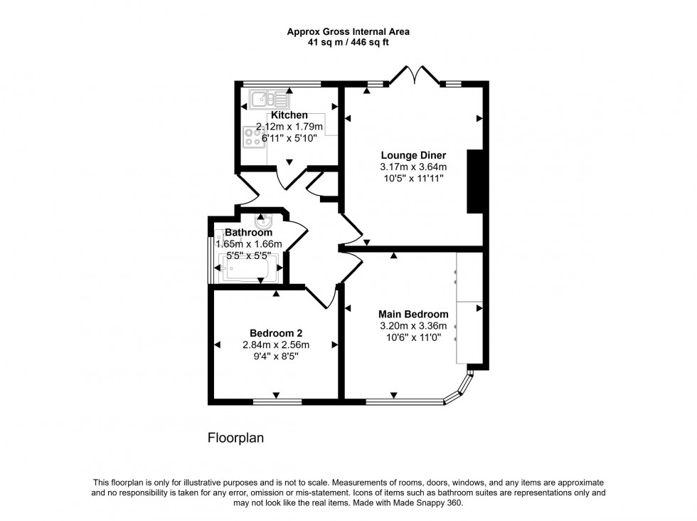 Floorplan for Shepperton Road, Petts Wood