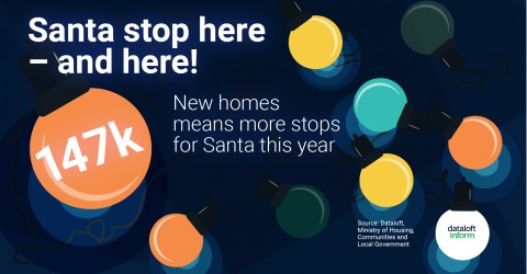 New Homes Built means more stops for santa