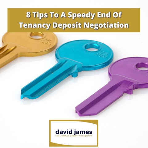 8 Tips To A Speedy End Of Tenancy Deposit Negotiation