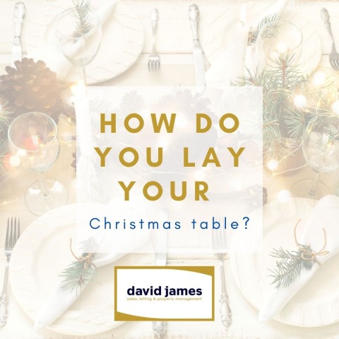 How do you lay your Christmas table?