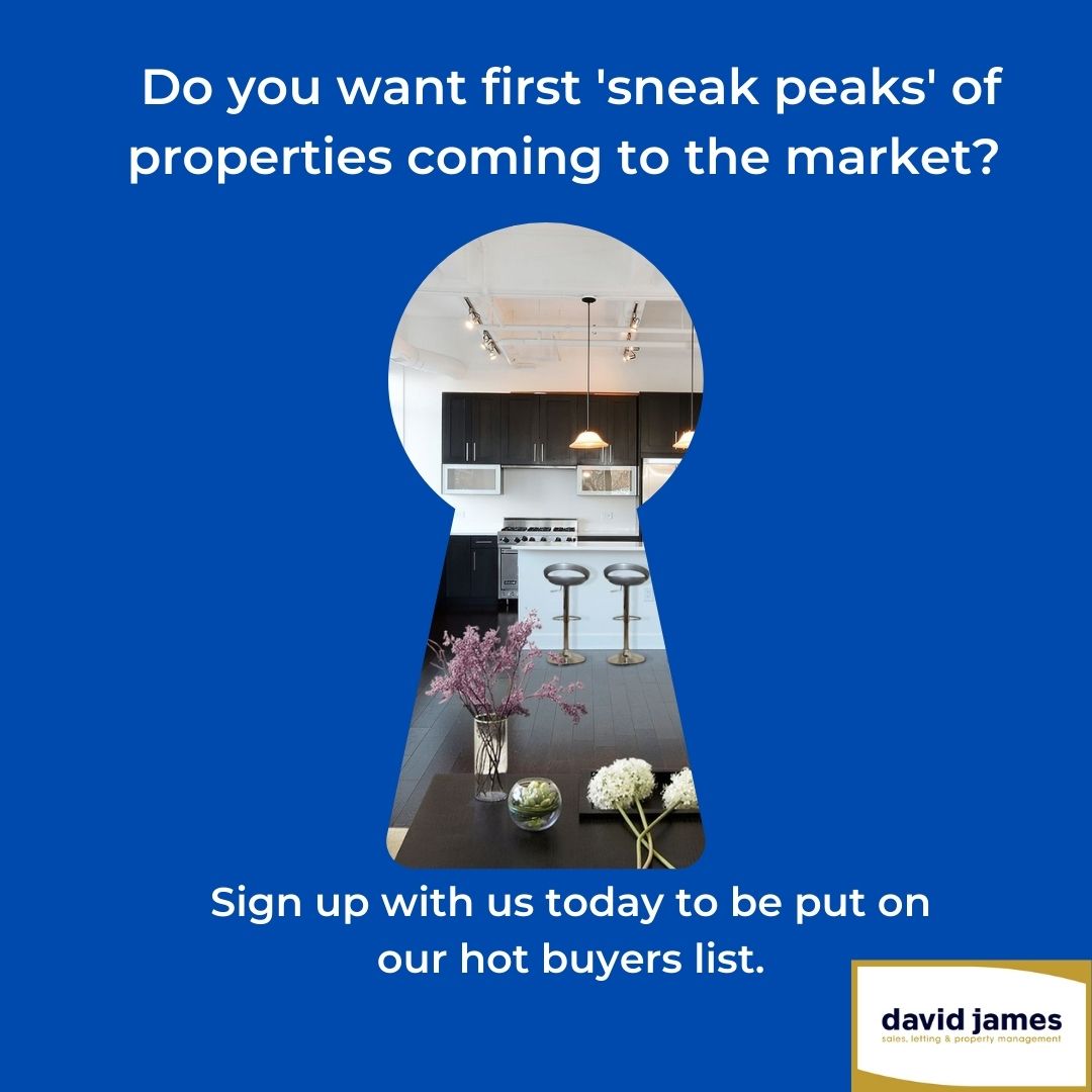 Do you want 'sneak peaks' of properties coming to the market?