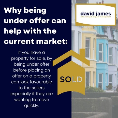 Why being under offer can help with the current market