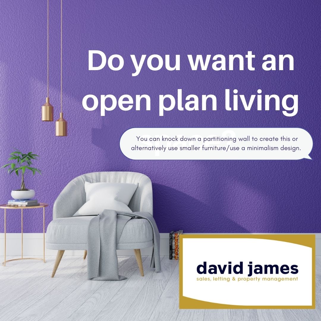 do you want open plan living?