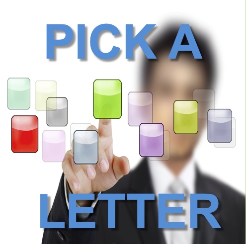 Pick a letter