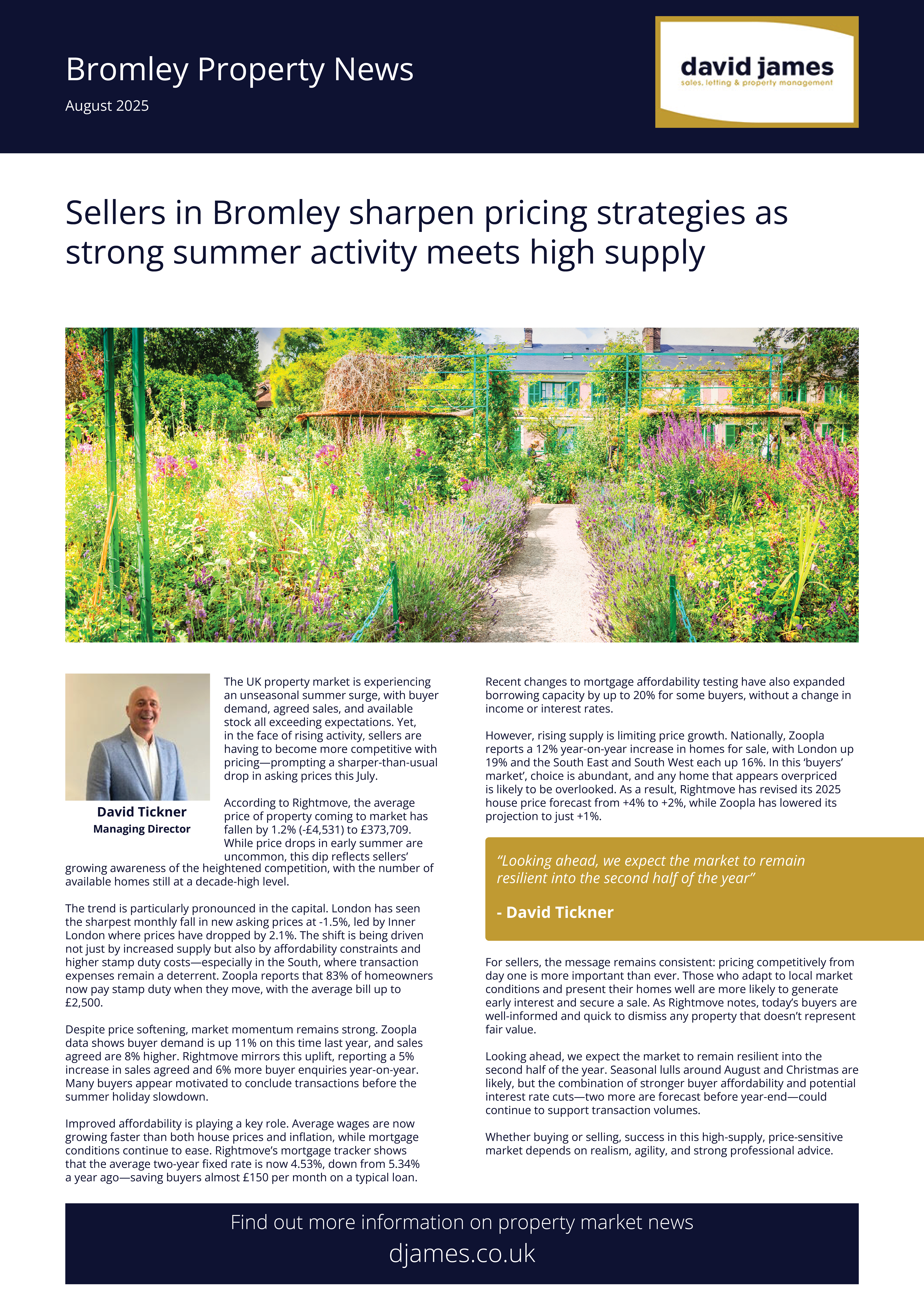 Bromley Property News August 2025